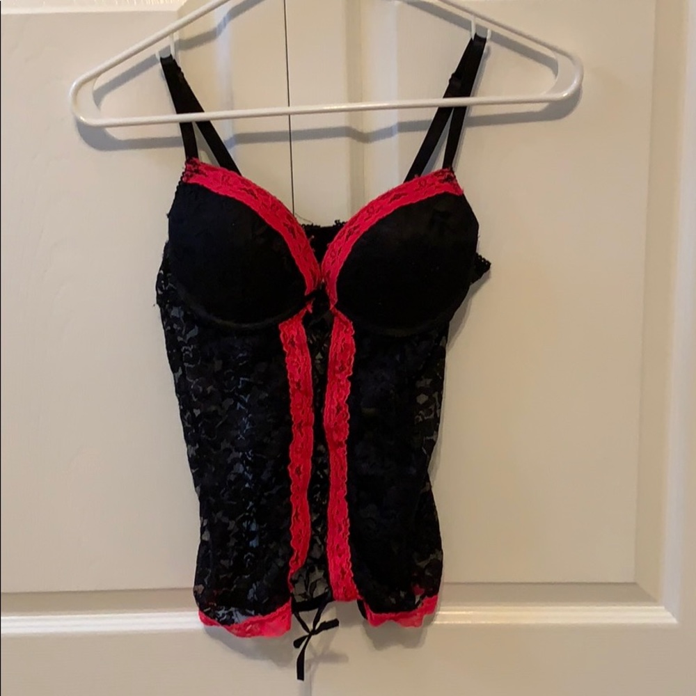 Lace lingerie top